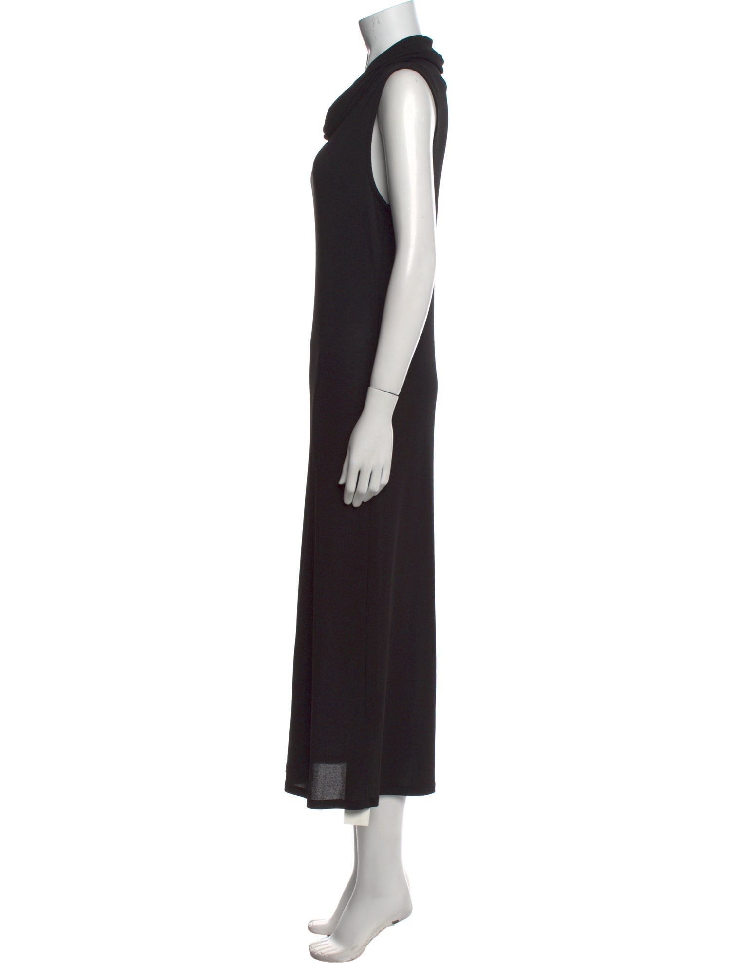 Max Mara Cowl Neck Long Dress