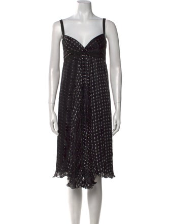 Max Mara Silk Midi Length Dress