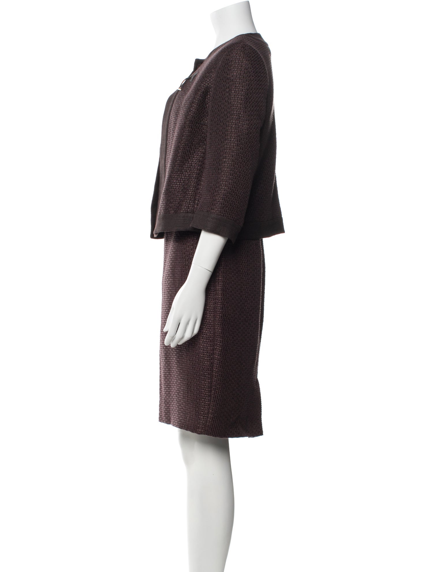 Max Mara Linen Dress Set