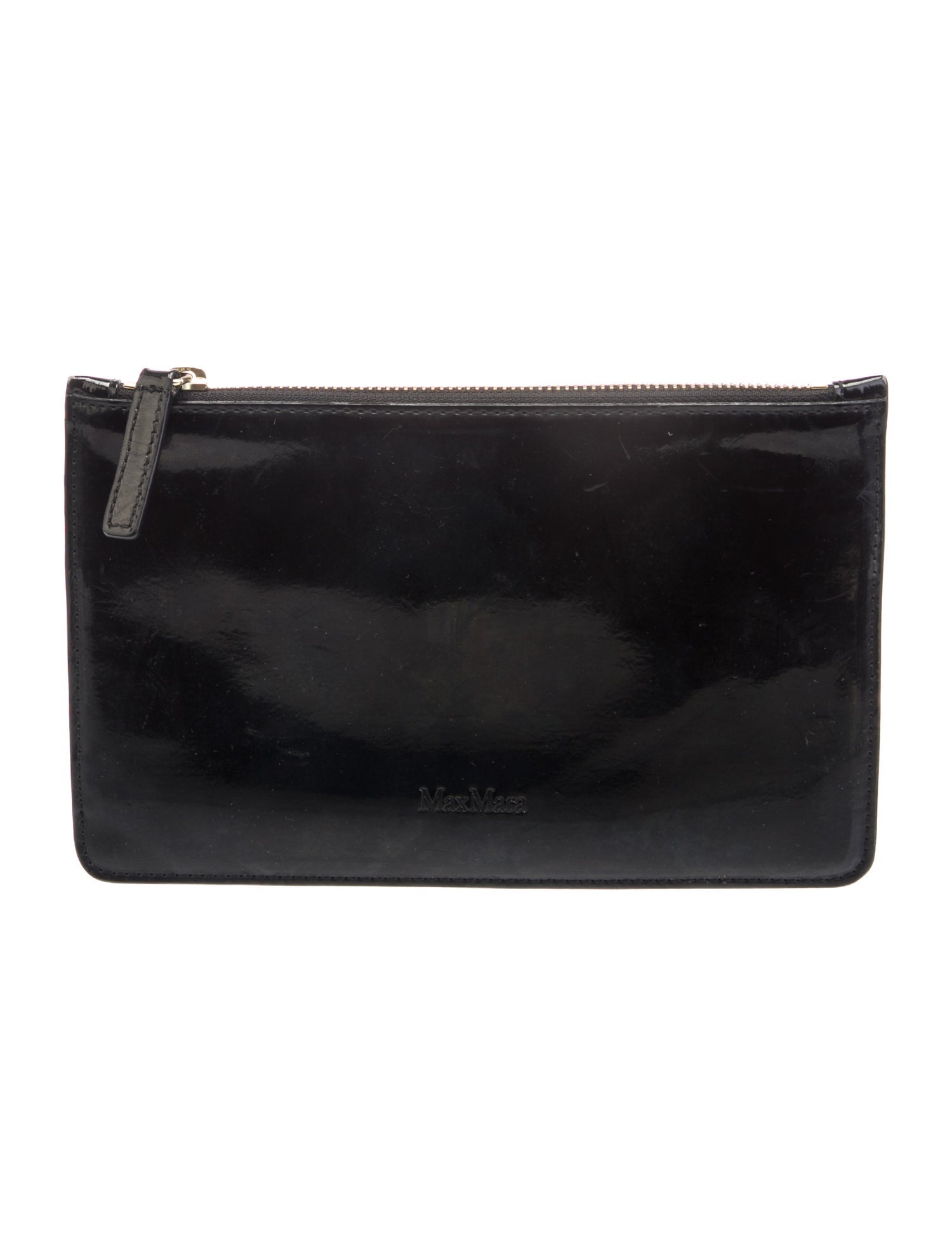 Max Mara Patent Leather Clutch