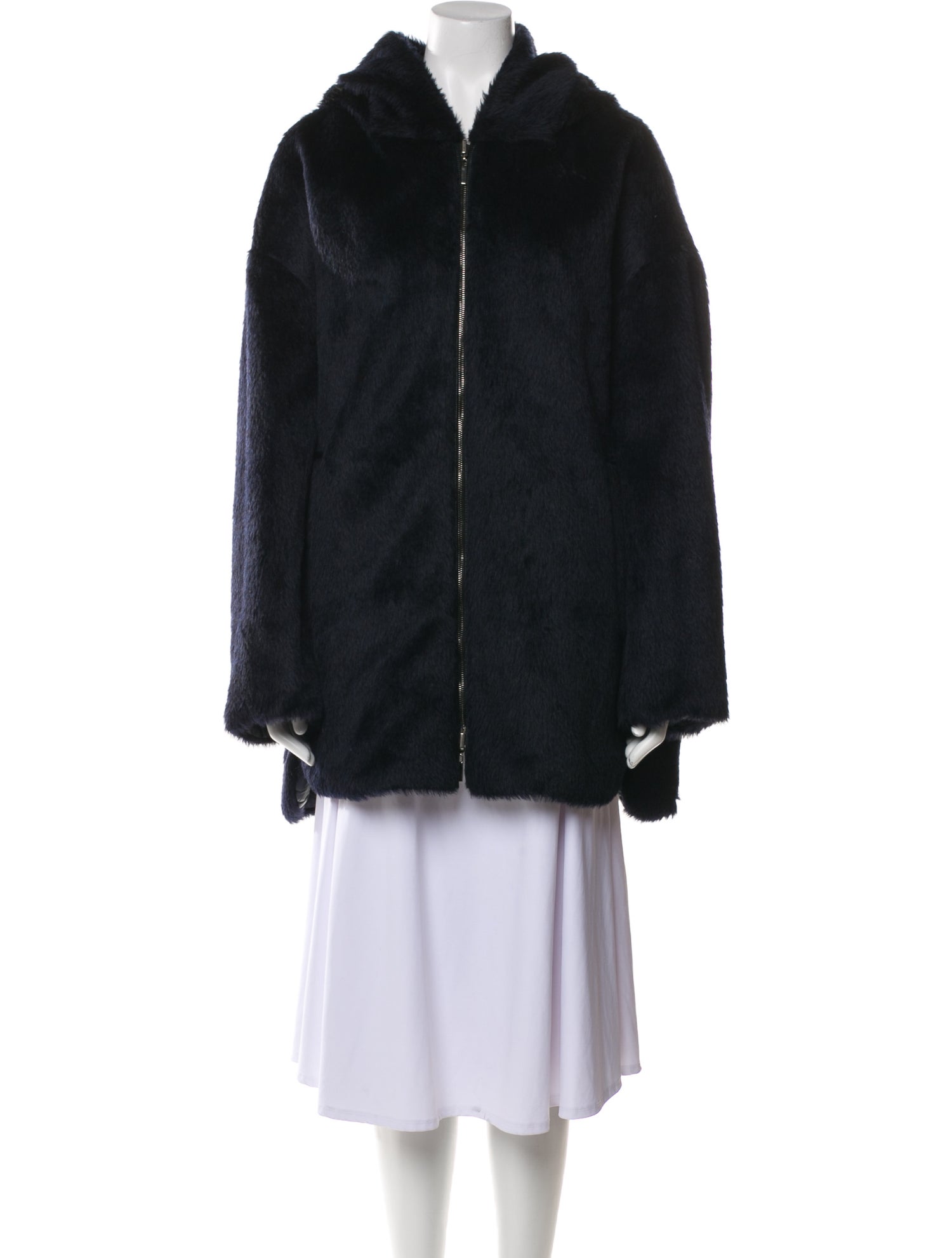 Max Mara Alpaca Faux Fur Coat