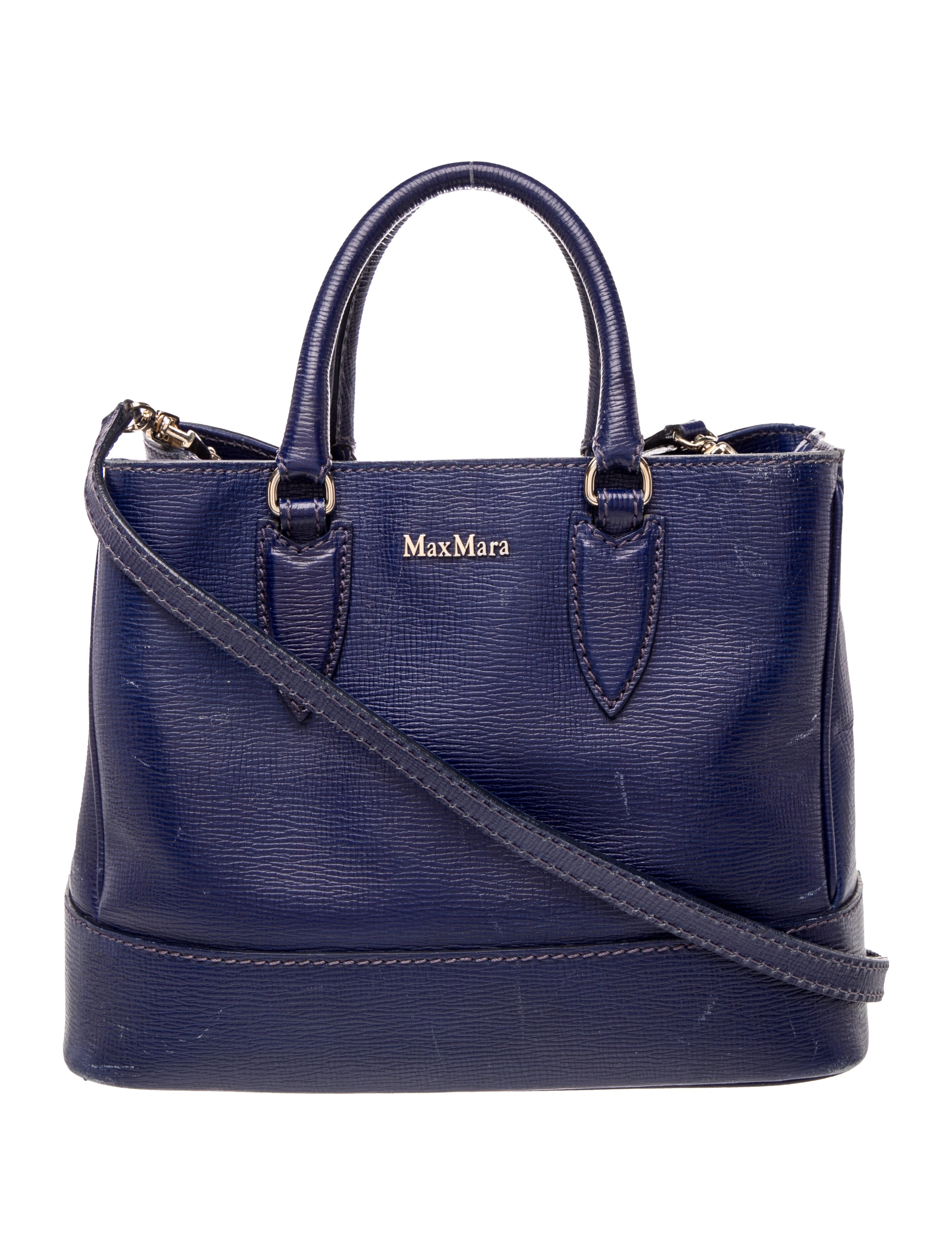 Max Mara Leather Top Handle Bag