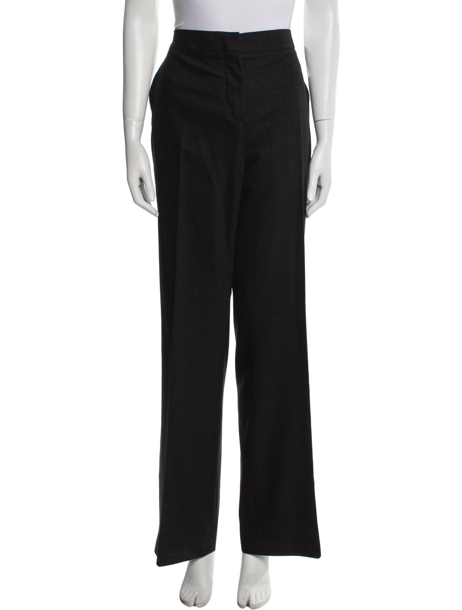 Max Mara Virgin Wool Wide Leg Pants