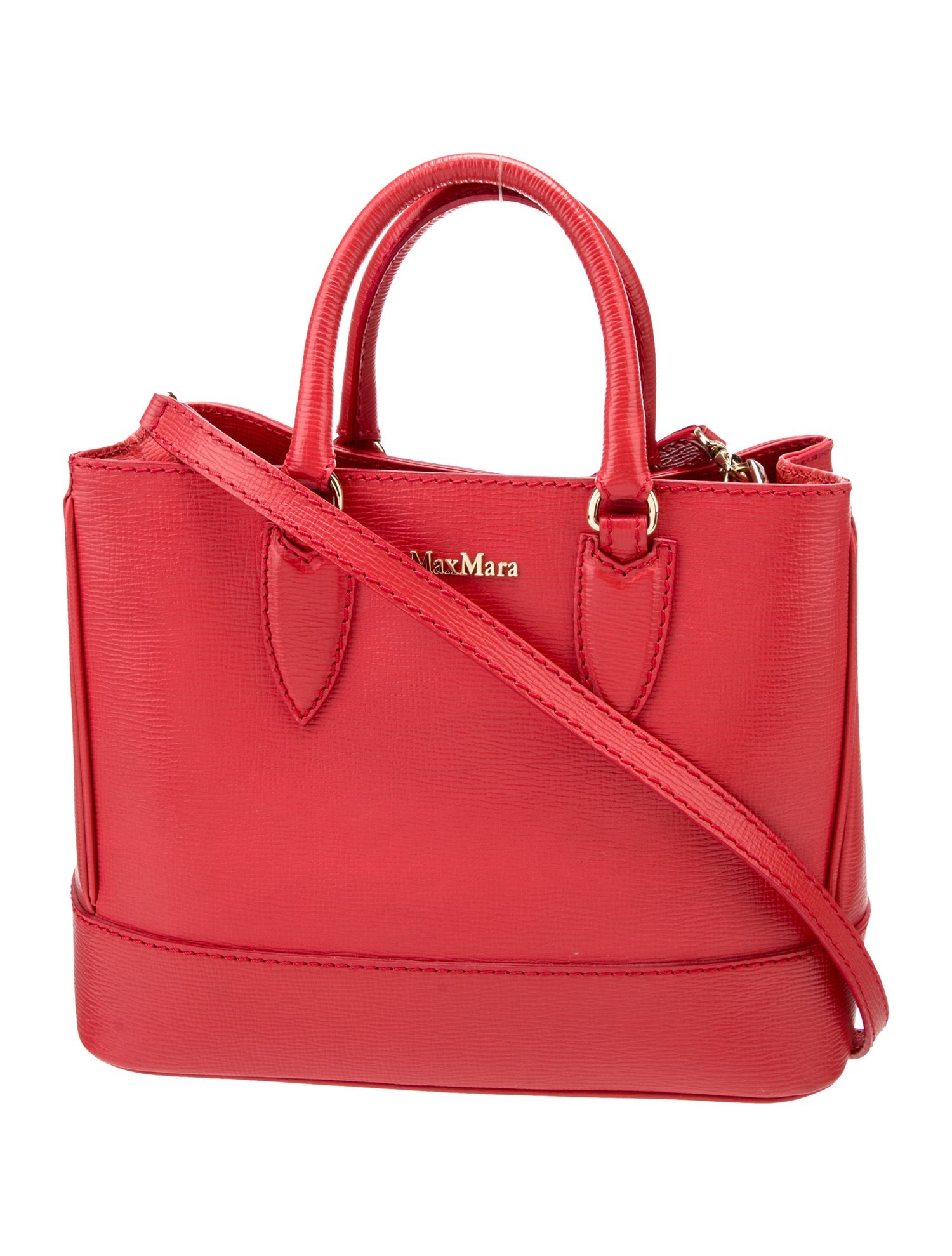 Max Mara Leather Top Handle Bag