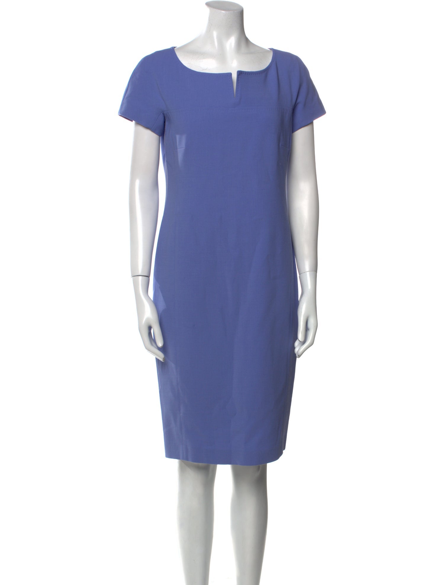 Max Mara Virgin Wool Knee-Length Dress