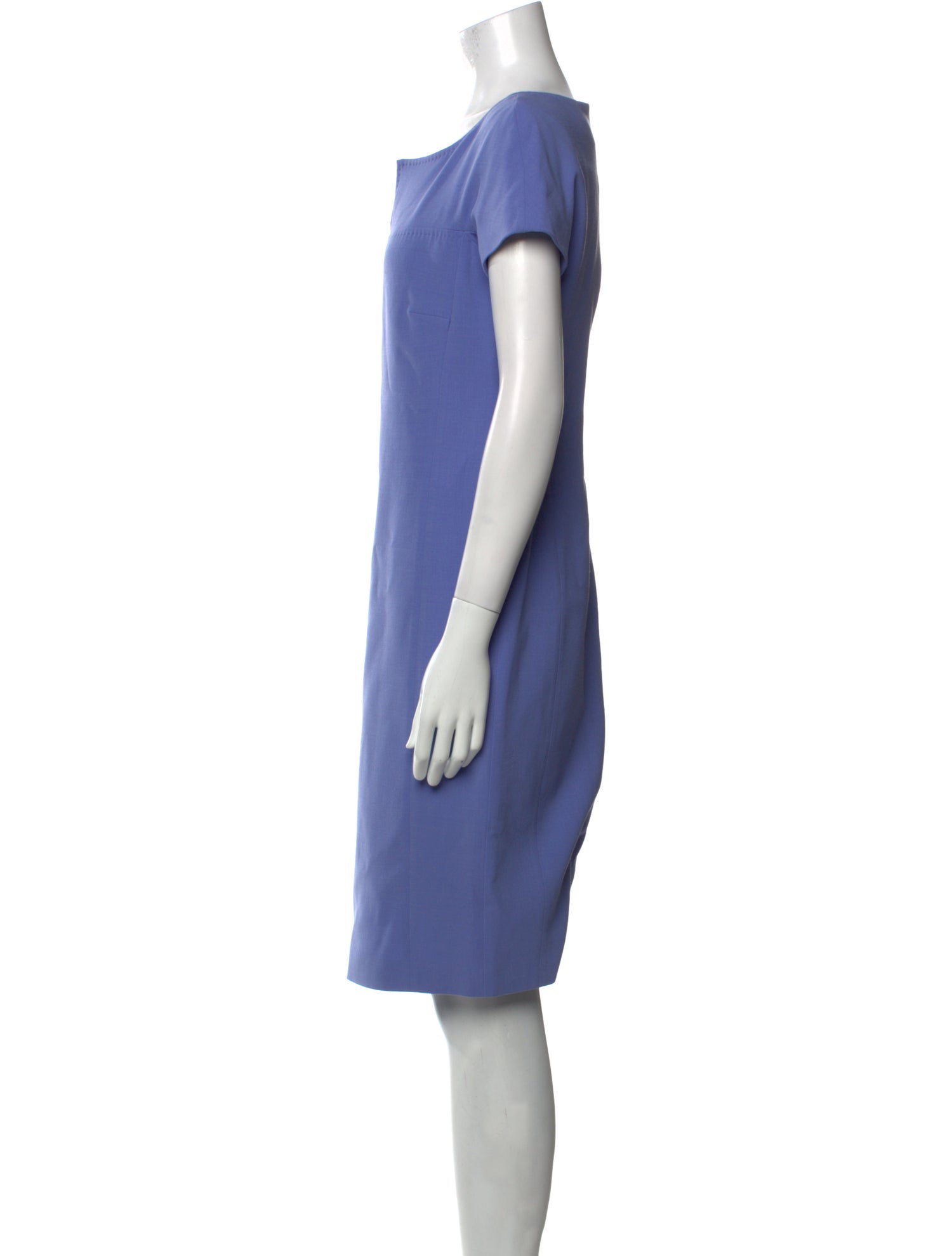 Max Mara Virgin Wool Knee-Length Dress