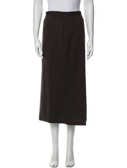 Max Mara Virgin Wool Midi Length Skirt