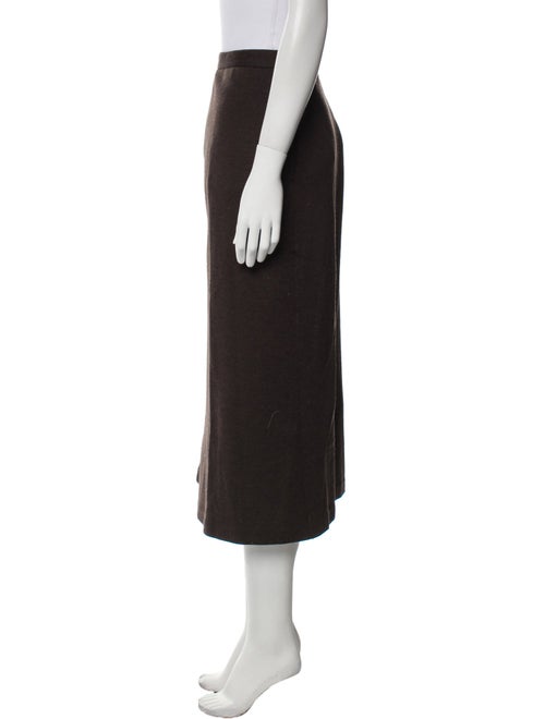 Max Mara Virgin Wool Midi Length Skirt