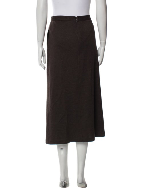 Max Mara Virgin Wool Midi Length Skirt