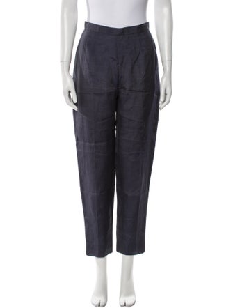 Max Mara Linen Straight Leg Pants