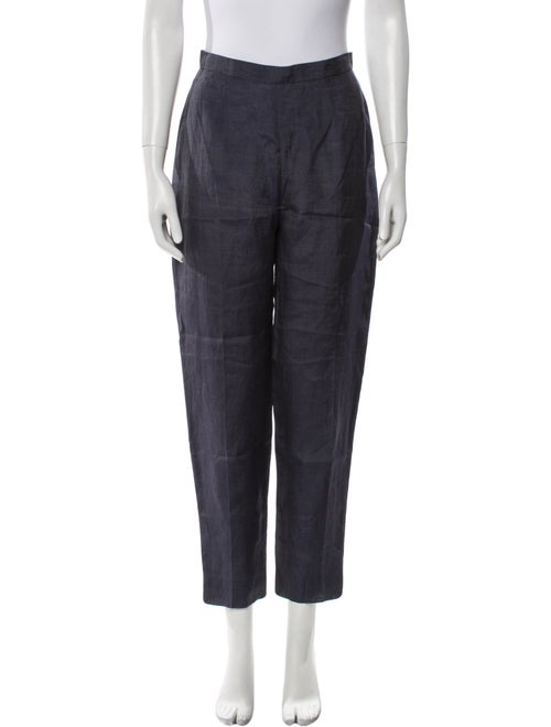 Max Mara Linen Straight Leg Pants