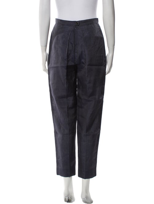 Max Mara Linen Straight Leg Pants
