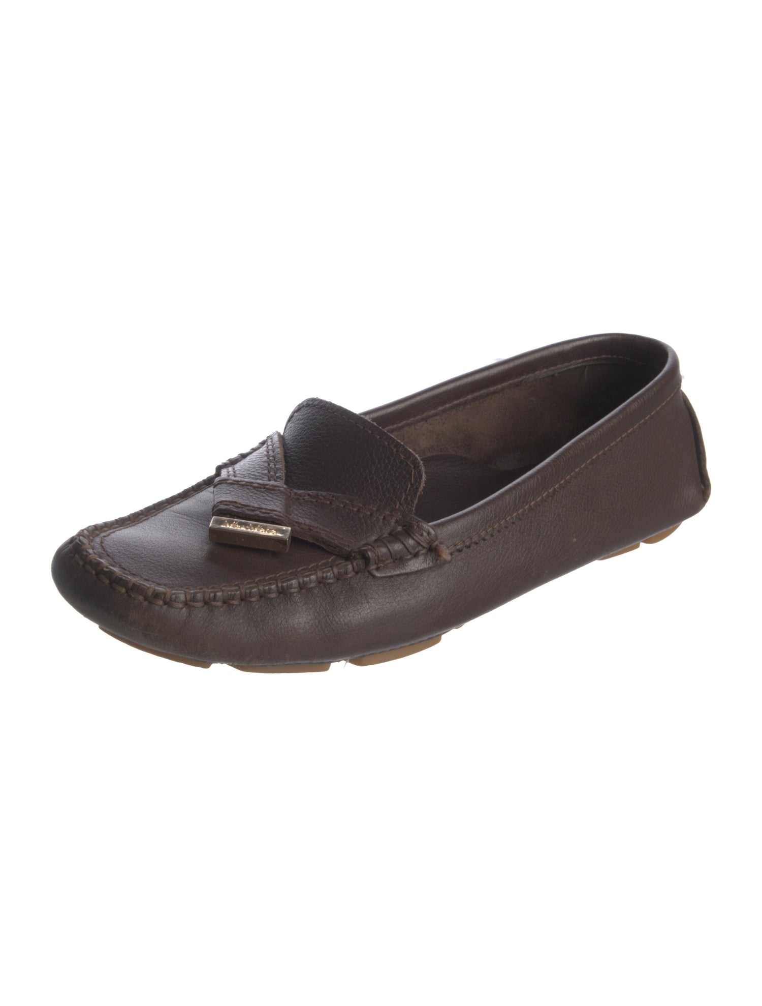 Max Mara Leather Loafers