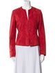 Max Mara Leather Evening Jacket