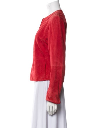 Max Mara Leather Evening Jacket