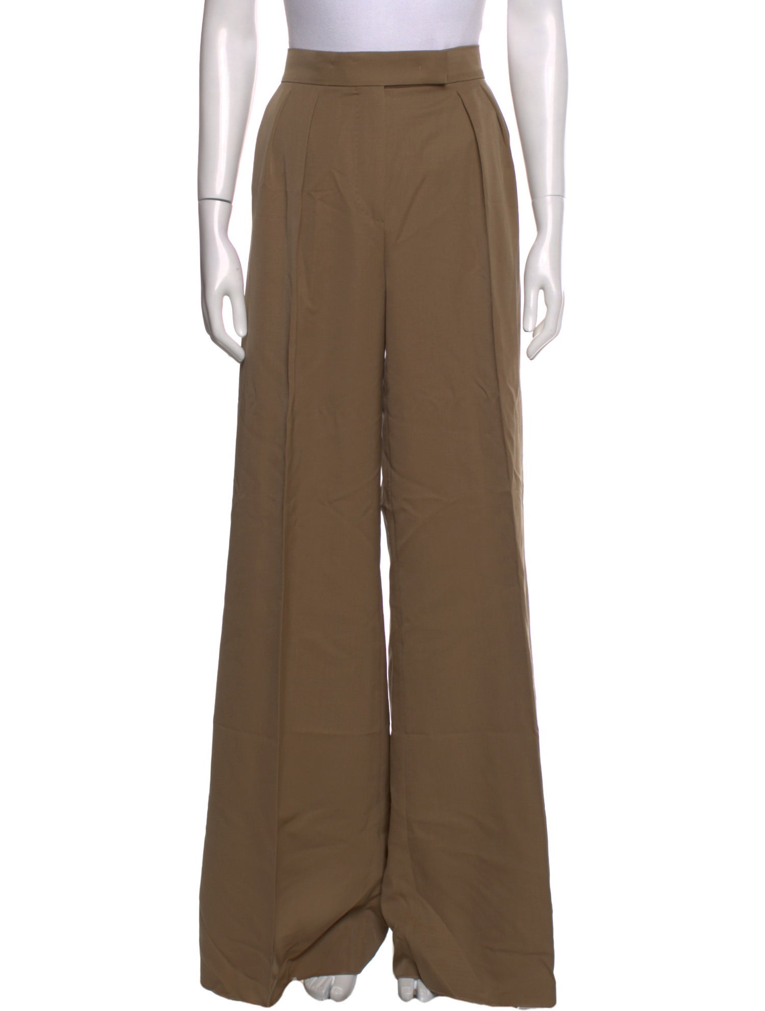 Max Mara Virgin Wool Wide Leg Pants