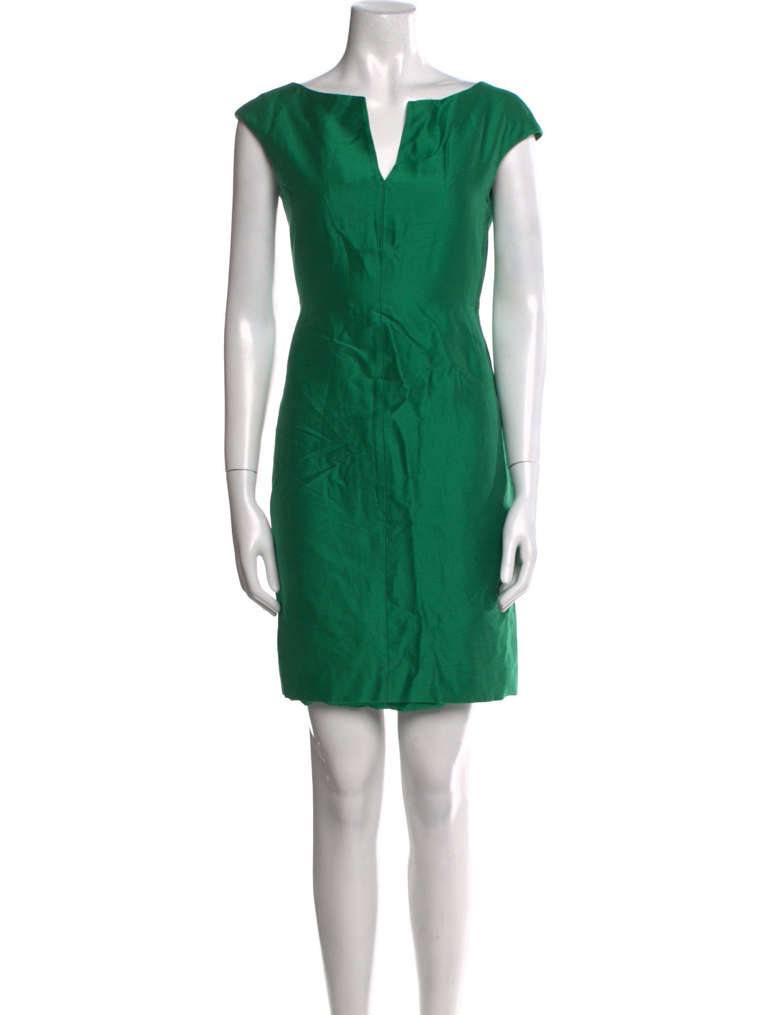 Max Mara V-Neck Mini Dress