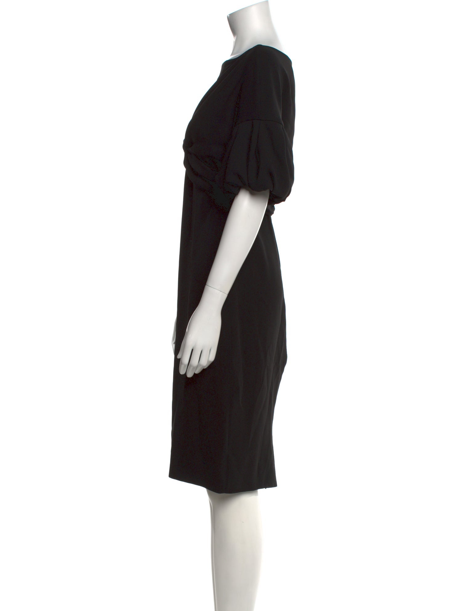 Max Mara Bateau Neckline Knee-Length Dress