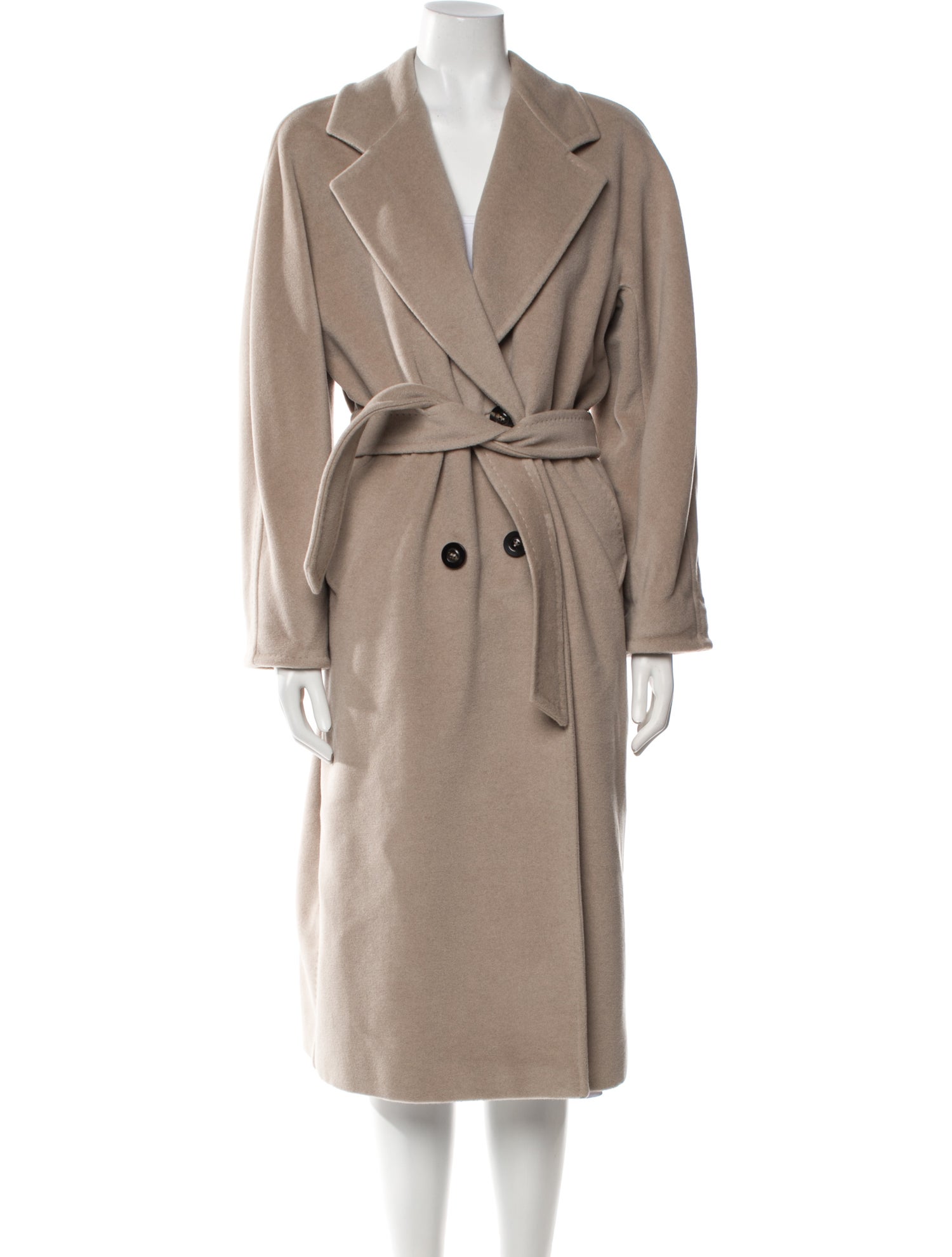 Max Mara Virgin Wool Trench Coat