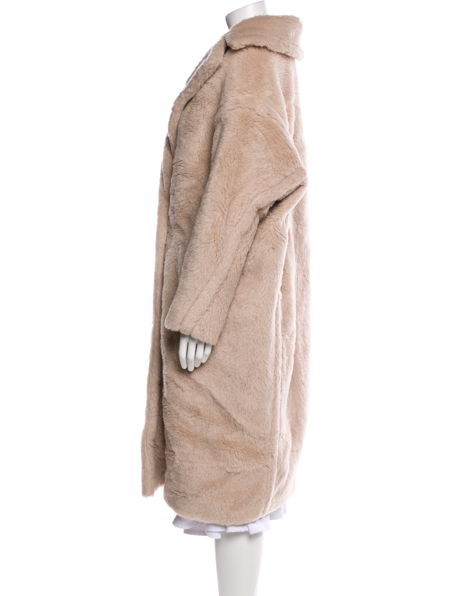 Max Mara Alpaca Faux Fur Coat w/ Tags