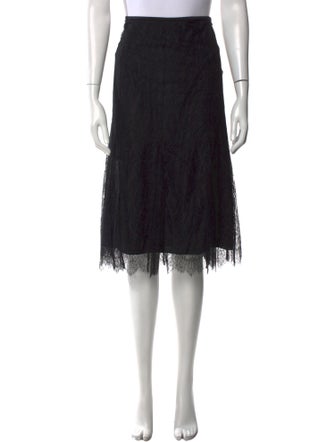 Max Mara Lace Midi Length Skirt