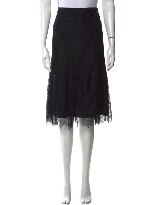 Max Mara Lace Midi Length Skirt