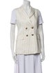 Max Mara Linen Striped Vest