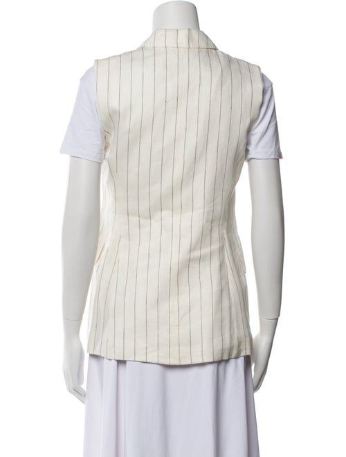 Max Mara Linen Striped Vest