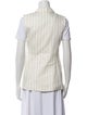 Max Mara Linen Striped Vest