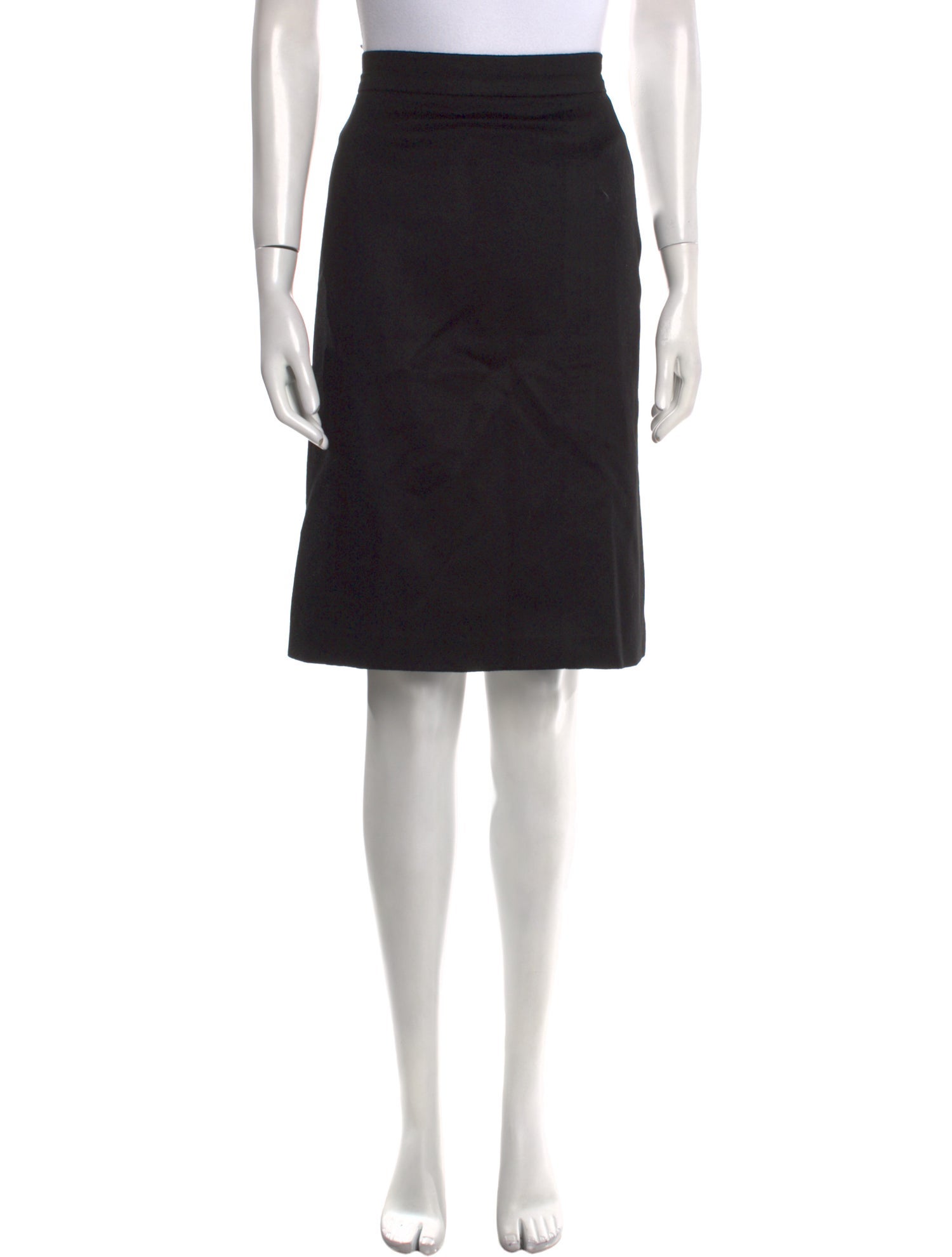 Max Mara Camel Hair Knee-Length Skirt