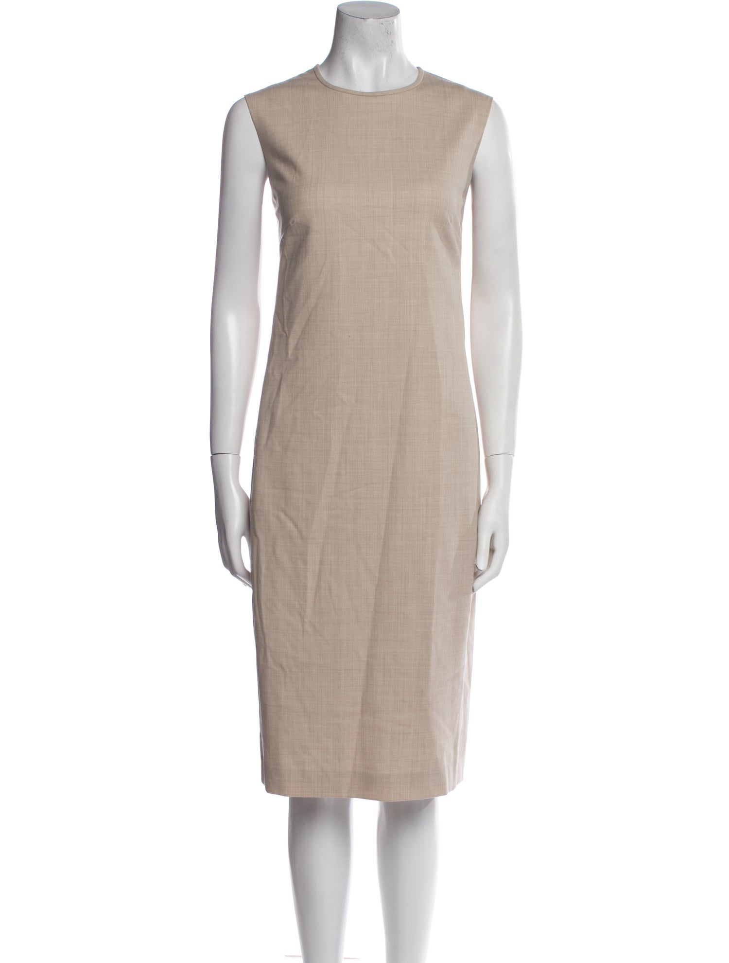 Max Mara Virgin Wool Midi Length Dress