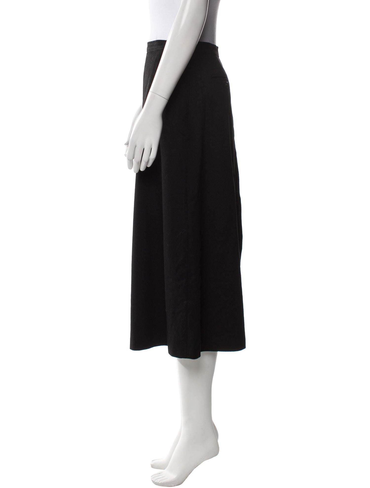 Max Mara Virgin Wool Midi Length Skirt