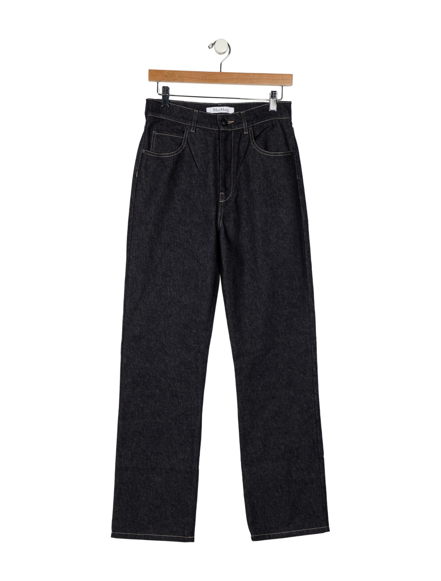 Max Mara High-Rise Straight Leg Jeans