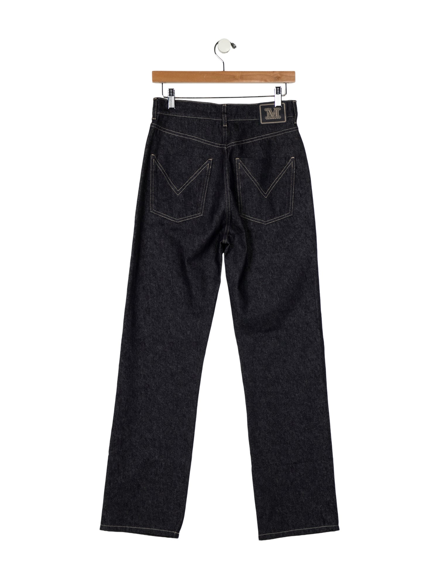 Max Mara High-Rise Straight Leg Jeans