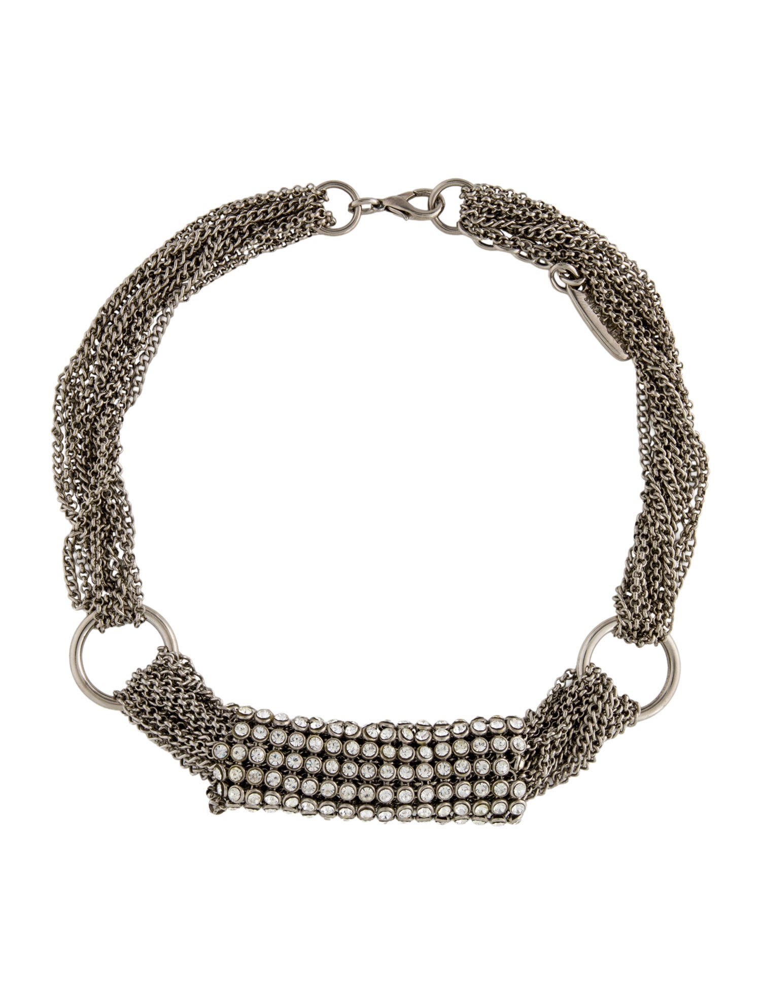 Max Mara Crystal Collar Necklace