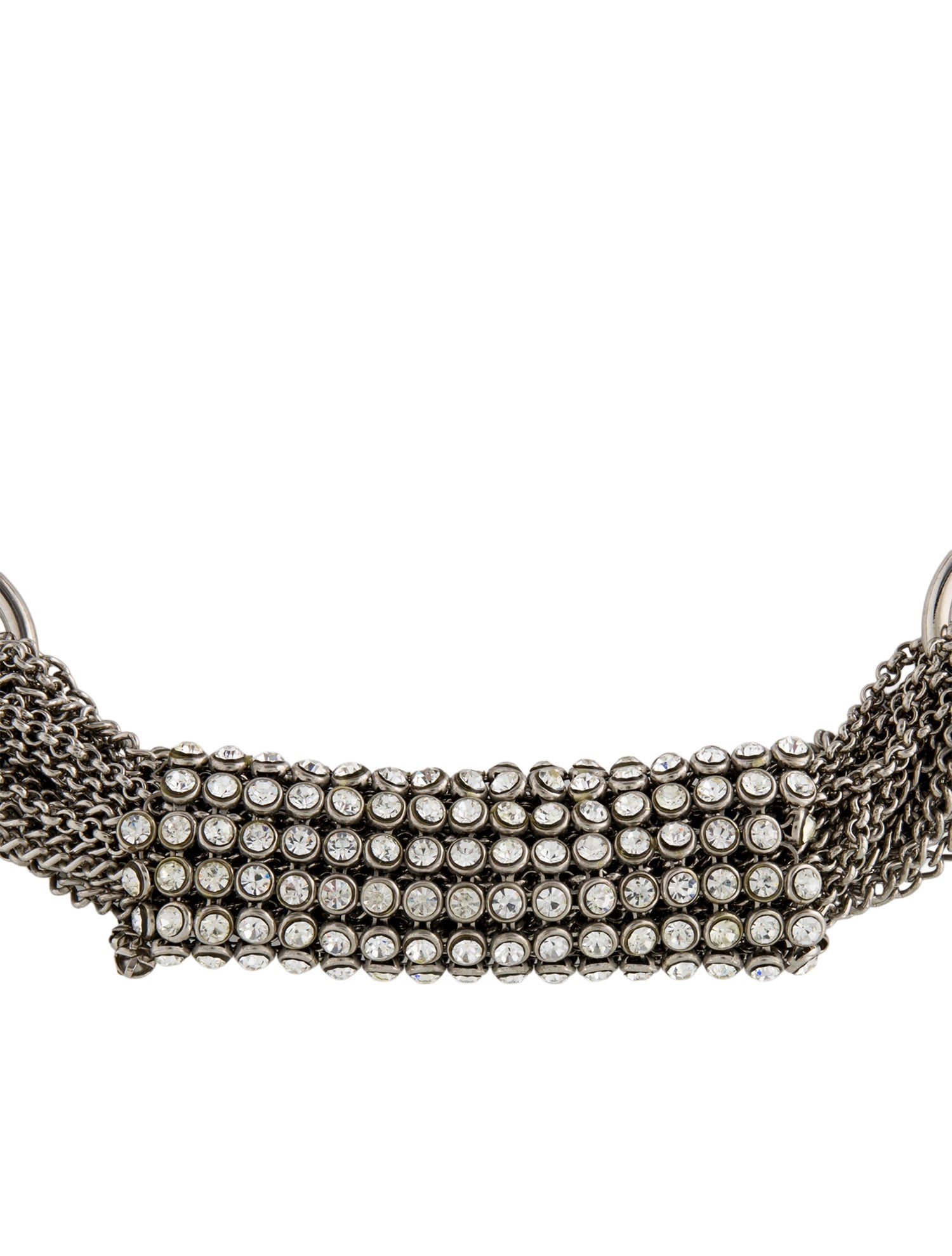 Max Mara Crystal Collar Necklace