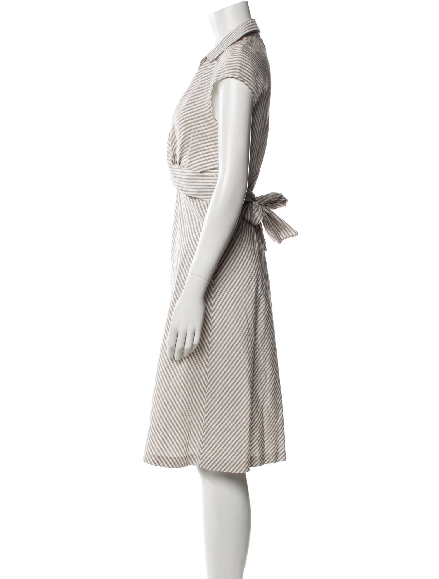 Max Mara Linen Knee-Length Dress