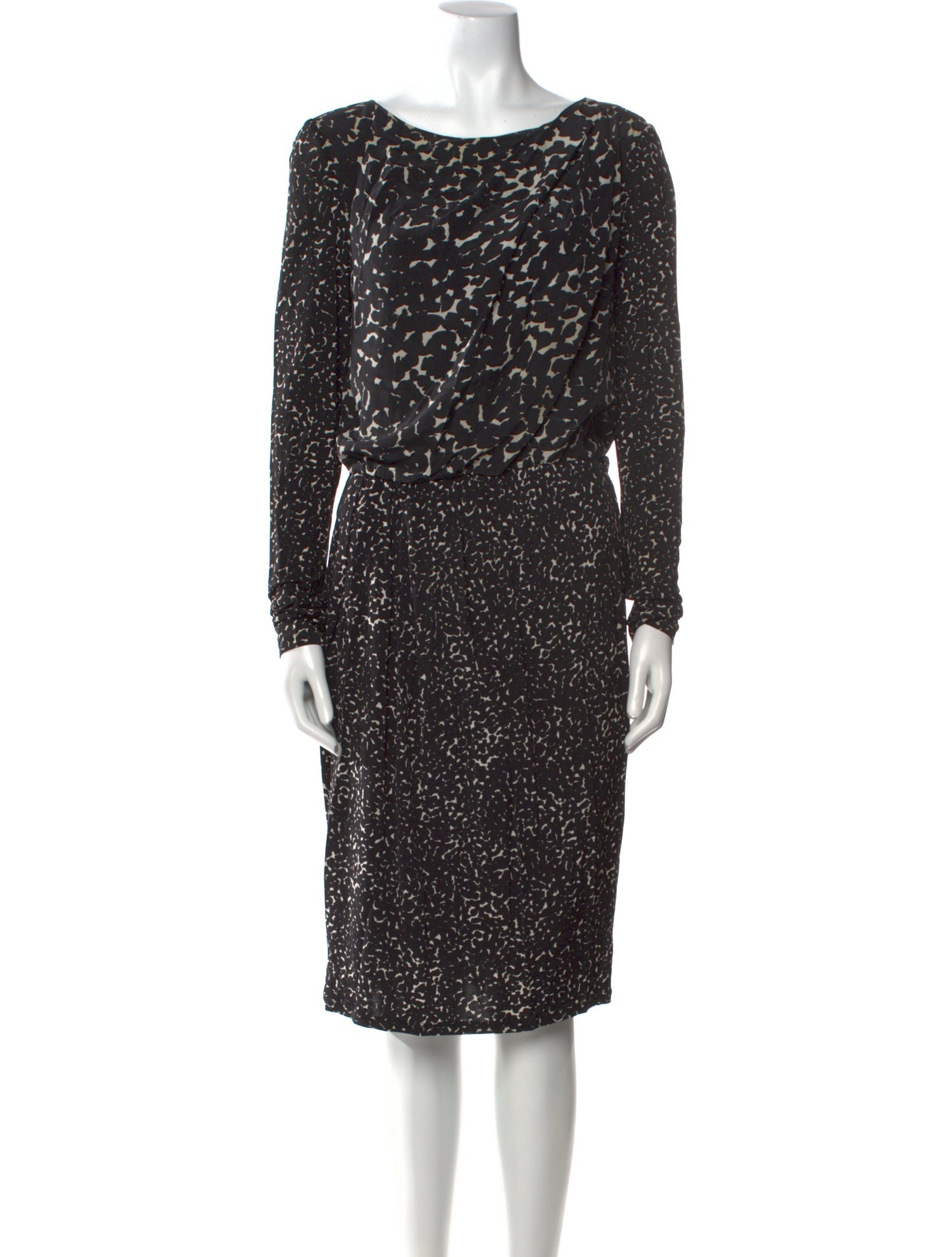 Max Mara Bateau Neckline Mini Dress