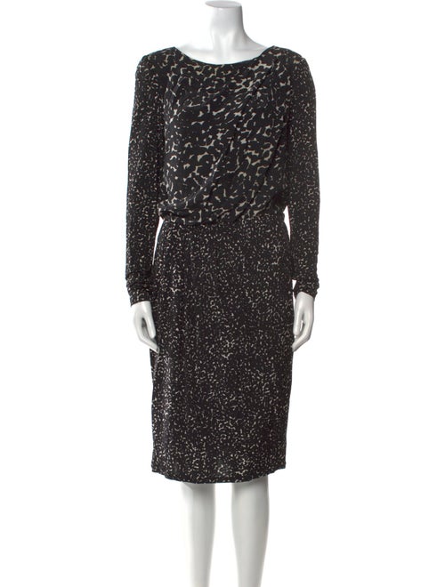 Max Mara Bateau Neckline Mini Dress