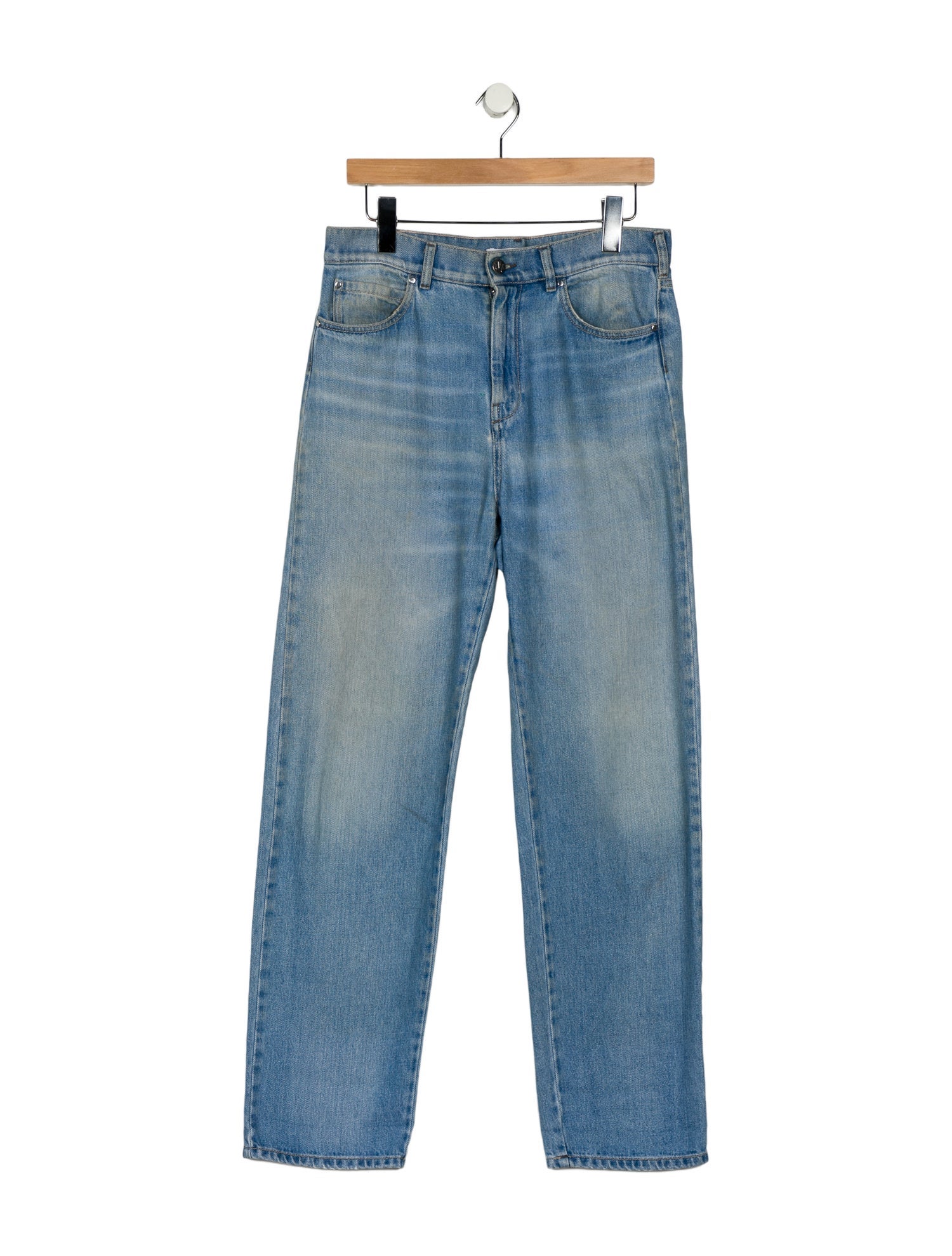 Max Mara Mid-Rise Straight Leg Jeans