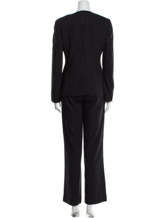 Max Mara Wool Striped Pantsuit
