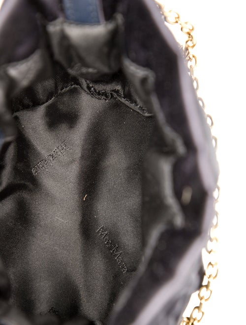 Max Mara Satin Top Handle Bag