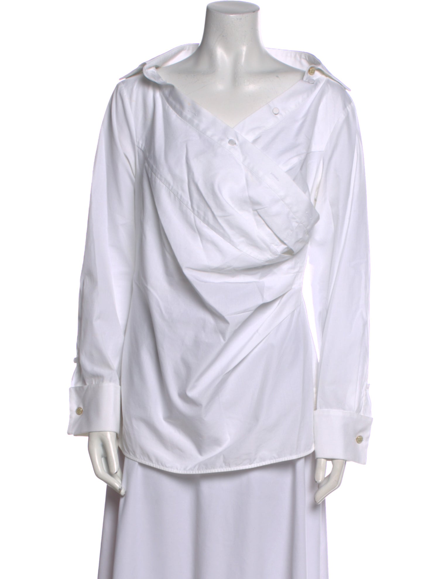 Max Mara Cowl Neck Long Sleeve Blouse