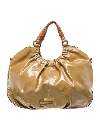 Max Mara Patent Leather Hobo