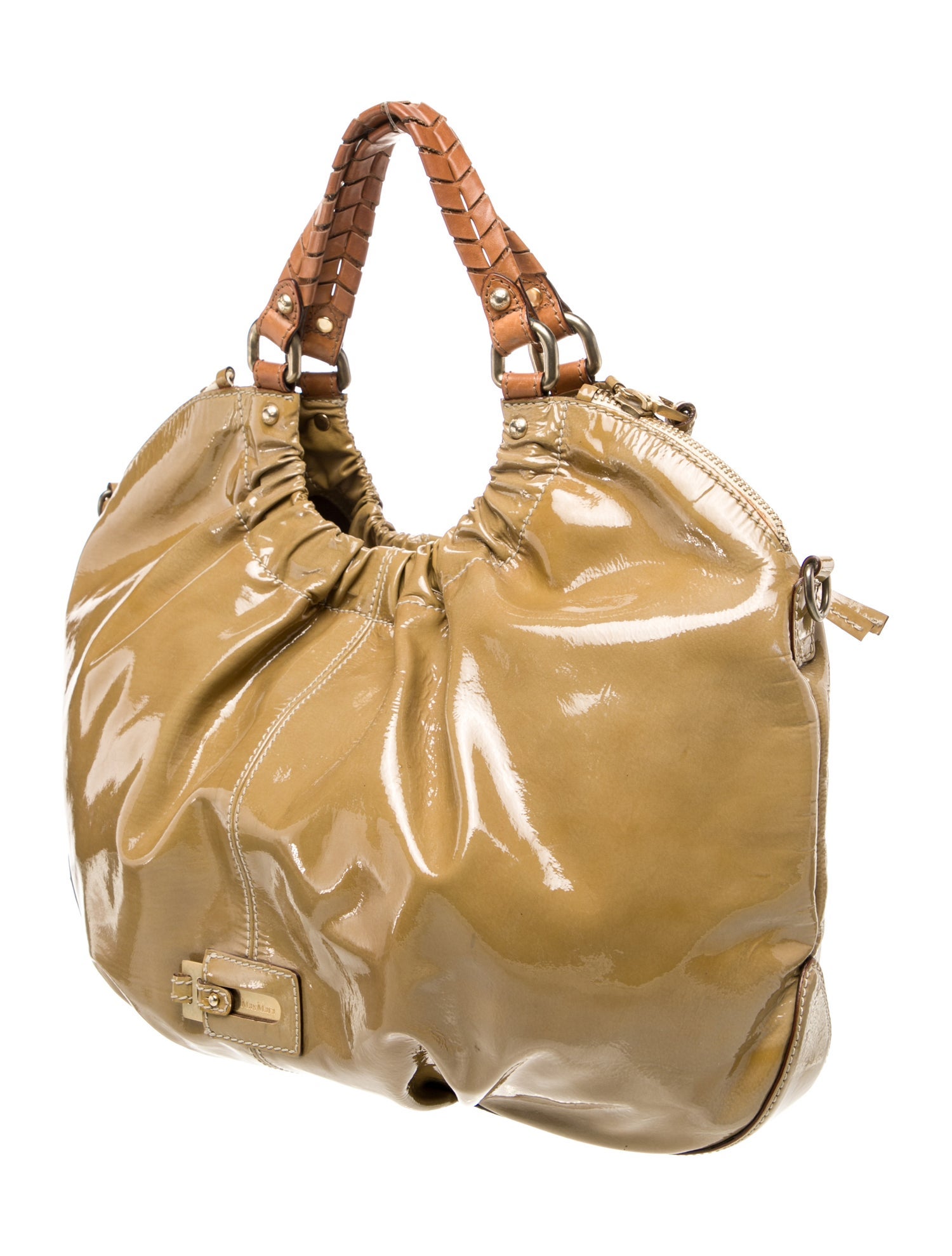 Max Mara Patent Leather Hobo