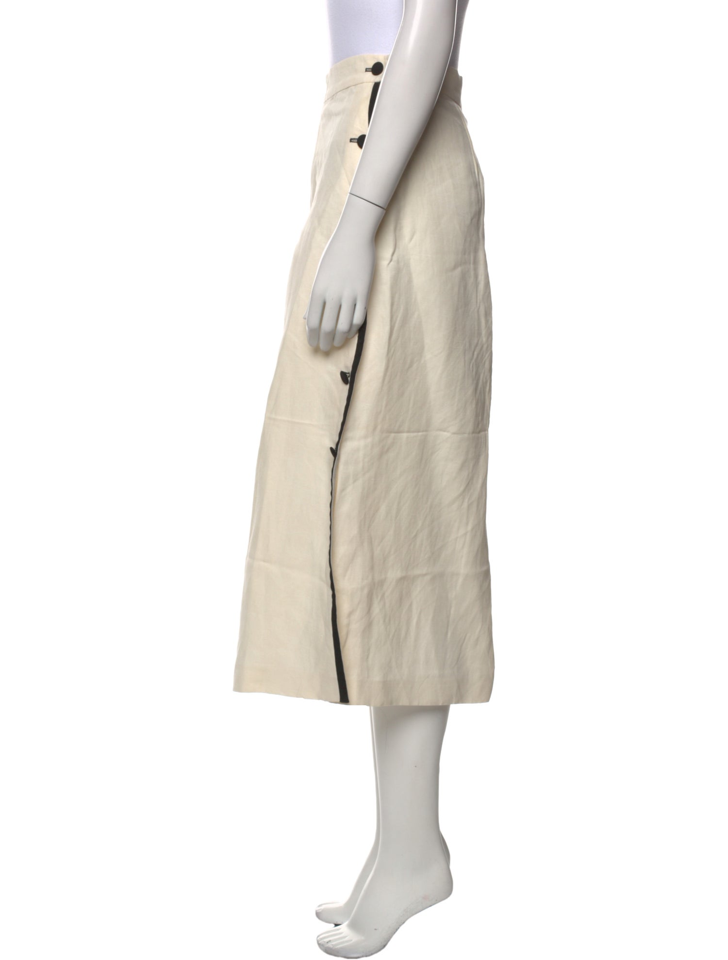 Max Mara Linen Wide Leg Pants