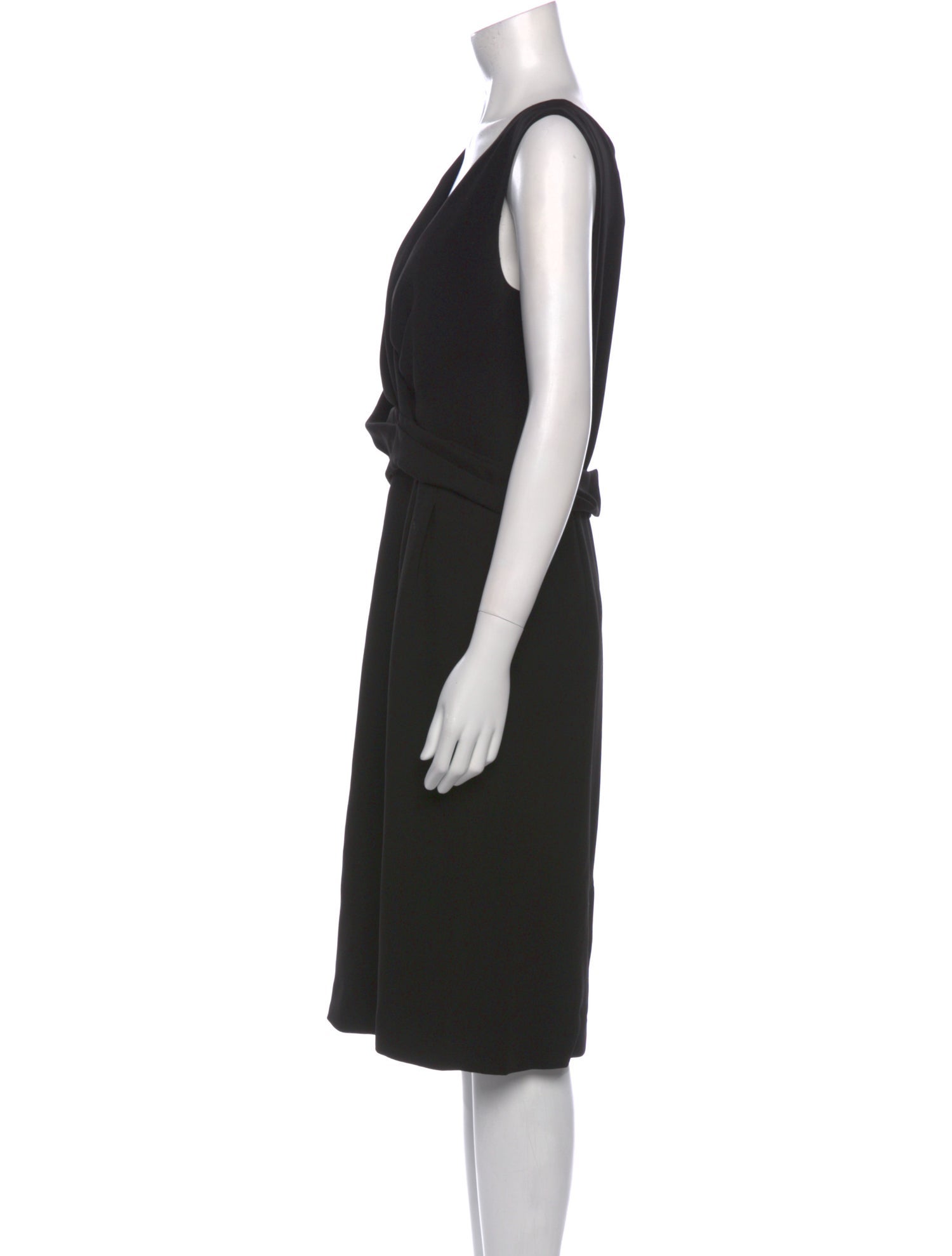 Max Mara Cowl Neck Midi Length Dress