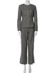 Max Mara Virgin Wool Printed Pantsuit