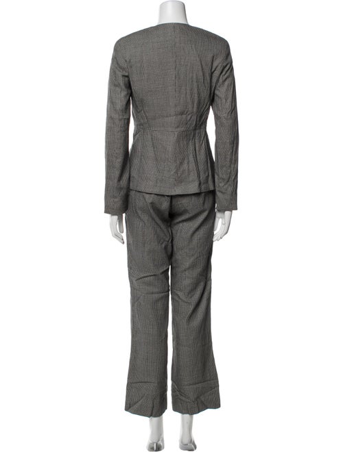 Max Mara Virgin Wool Printed Pantsuit