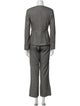 Max Mara Virgin Wool Printed Pantsuit
